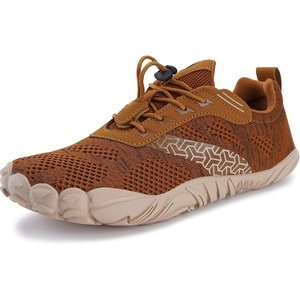 image:imageWHITIN Mens Minimalist Trail Running Shoes  Wide Toe Box  Optimal BarefootFeelW20 Brown Beige