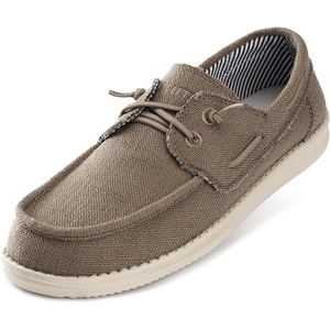 image:imageWHITIN Mens Slipon Loafers  Casual Boat Shoes  UltraFlex Cushioned SoleBrown