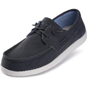 image:imageWHITIN Mens Slipon Loafers  Casual Boat Shoes  UltraFlex Cushioned SoleDark Grey