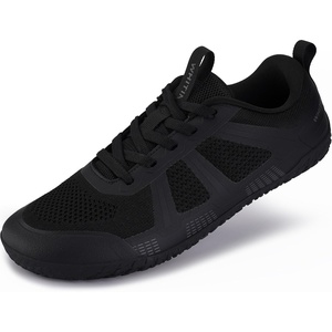 image:imageWHITIN Mens Wide Barefoot Shoes  Zero Drop amp Durable Tire TreadInspired SoleAll Black