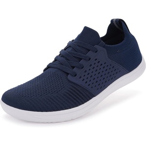 image:imageWHITIN Mens Wide Minimalist Barefoot Sneakers  Zero Drop  Midfoot StabilityW85 Dark Blue