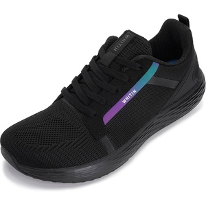 image:imageWHITIN Mens Wide Toe Box  Zero Drop Sole Road Running Shoes  Rubber OutsoleBlack