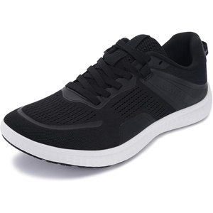 image:imageWHITIN Mens Zero Drop Running Shoes  Wide Toe Box for Daily RunsBlack