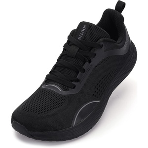 image:imageWHITIN Mens Zero Drop Running Shoes  Wide Toe BoxBlack