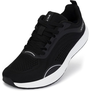 image:imageWHITIN Mens Zero Drop Running Shoes  Wide Toe BoxBlack White