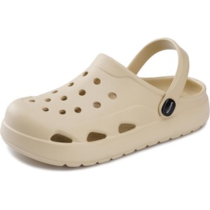 image:imageWHITIN Unisex Clogs with Arch Support Lightweight Garden Shoes for Women and MenKhaki