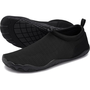 image:imageWHITIN Water Shoes for Men Women  MultiPurpose Quick Drying Aqua Sneakers  Grippy OutsoleAll Black