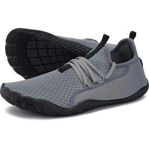 image:imageWHITIN Water Shoes for Men Women  QuickDry Aqua Sneakers  LaceUp for Beach Pool Water SportLight Grey