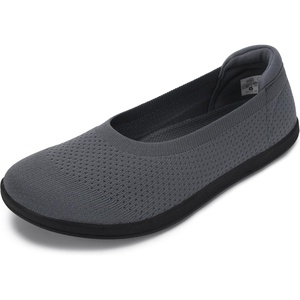 image:imageWHITIN Womens Barefoot Ballet Flats  Wide Toe Box  Zero Drop SoleDark Grey