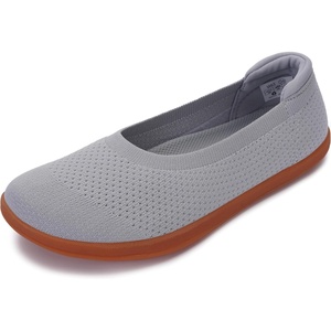 image:imageWHITIN Womens Barefoot Ballet Flats  Wide Toe Box  Zero Drop SoleGrey Gum