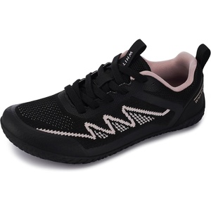 image:imageWHITIN Womens BeginnerFriendly Wide Toe Box Barefoot Shoes W702  Natural Foot Movement Zero Drop Design Room for Every Toe Better Balance amp Stability Gym amp Everyday WearW702pink Black