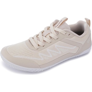 image:imageWHITIN Womens BeginnerFriendly Wide Toe Box Barefoot Shoes W702  Natural Foot Movement Zero Drop Design Room for Every Toe Better Balance amp Stability Gym amp Everyday WearW702beige