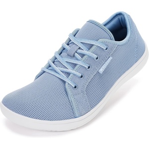 image:imageWHITIN Womens Minimalist Barefoot Shoes  Zero Drop Sole  Wide Width Fashion SneakerW81  Light Blue