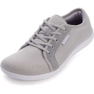 image:imageWHITIN Womens Minimalist Barefoot Shoes  Zero Drop Sole  Wide Width Fashion SneakerW81  Light Grey
