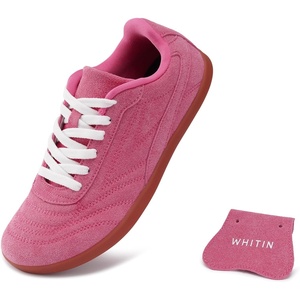 image:imageWHITIN Womens Removable Tongue Barefoot Fashion Sneakers W96  Wide Toe Box to Reduce Toe Compression Zero Drop for Balanced Alignment Ideal for Wide Feet Bunions amp Daily WalkingPurple