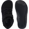 image:imageWHITIN High Top BoysGirls Wide Barefoot Shoes  Zero Drop  Minimalist Sneaker for LittleBig KidsAll Black