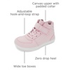 image:imageWHITIN High Top BoysGirls Wide Barefoot Shoes  Zero Drop  Minimalist Sneaker for LittleBig KidsPink