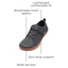 image:imageWHITIN LittleBig Kid Barefoot Shoes  BoysGirls Laceup Minimalist Sneakers  Wide Toe Box  Natural Flexible FitW8k6  Grey Gum