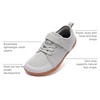 image:imageWHITIN LittleBig Kid Barefoot Shoes  BoysGirls Laceup Minimalist Sneakers  Wide Toe Box  Natural Flexible FitW8k6  Light Grey Multi