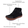 image:imageWHITIN LittleBig Kid Wide High Top Barefoot Shoes  StreetStyle Minimalist Sneakers for BoysGirls  Natural amp Healthy FitW8k23  Black Multi