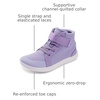 image:imageWHITIN LittleBig Kid Wide High Top Barefoot Shoes  StreetStyle Minimalist Sneakers for BoysGirls  Natural amp Healthy FitW8k23  Purple
