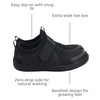 image:imageWHITIN LittleBig Kid Wide Width Barefoot Shoes  BoysGirls Minimalist Elastic Opening Sneakers  Flexible Zero Drop SoleW8k3  Black