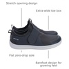 image:imageWHITIN LittleBig Kid Wide Width Barefoot Shoes  BoysGirls Minimalist Elastic Opening Sneakers  Flexible Zero Drop SoleW8k3  Grey