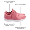 image:imageWHITIN LittleBig Kid Wide Width Barefoot Shoes  BoysGirls Minimalist Elastic Opening Sneakers  Flexible Zero Drop SoleW8k3  Pink