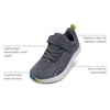image:imageWHITIN LittleBig Kids Zero Drop Running Shoes  Wide Toe Box Sneaker for BoysGirlsDark Grey