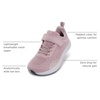 image:imageWHITIN LittleBig Kids Zero Drop Running Shoes  Wide Toe Box Sneaker for BoysGirlsPink