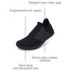 image:imageWHITIN Mens Wide Toe Box Barefoot Shoes SockLike Comfort W85  Natural toe splay zerodrop sole lightweight for casual wear gym walking ideal for minimalist beginnersW85 Rich Black