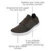 image:imageWHITIN Mens Wide Toe Box Barefoot Shoes SockLike Comfort W85  Natural toe splay zerodrop sole lightweight for casual wear gym walking ideal for minimalist beginnersW85 Army Green