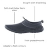 image:imageWHITIN Portable Water Shoes for Men and Women  Lightweight for MultiActivity UseDark Grey