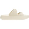image:imageWHITIN Slides for Women Men Double Buckle Adjustable Thick Sole Pillow Slippers Bathroom SandalsBeige