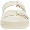 image:imageWHITIN Slides for Women Men Double Buckle Adjustable Thick Sole Pillow Slippers Bathroom SandalsBeige