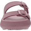 image:imageWHITIN Slides for Women Men Double Buckle Adjustable Thick Sole Pillow Slippers Bathroom SandalsBlush