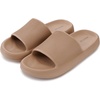 image:imageWHITIN Slippers for Women Non Slip  Cushioned Thick Sole Slides  Quick Drying Bathroom SandalsBrown
