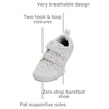 image:imageWHITIN ToddlerBoysGirls Barefoot Shoes  Kids Wide Width Minimalist Sneakers  Classic Canvas  Supports Natural Foot GrowthW8k8  White