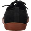 image:imageWHITIN ToddlerLittle Kid Wide Barefoot Shoes  Slip on Zero Drop Minimalist Sneakers for Boys Girls  Adjustable NoTie Lacing DesignW8k12  Black Gum