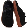 image:imageWHITIN ToddlerLittle Kid Wide Barefoot Shoes  Slip on Zero Drop Minimalist Sneakers for Boys Girls  Adjustable NoTie Lacing DesignW8k12  Black Gum