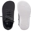 image:imageWHITIN ToddlerLittle Kid Wide Barefoot Shoes  Slip on Zero Drop Minimalist Sneakers for Boys Girls  Adjustable NoTie Lacing DesignW8k12  Dark Grey