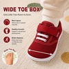 image:imageWHITIN ToddlerLittle Kids Wide Toe Box Barefoot Shoes  Minimalist Sneakers for Boys Girls  Zero Drop SoleW8k9  Red