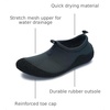 image:imageWHITIN Water Shoes for Women and Men with Reinforced Toe Cap  MultiPurpose Aqua SocksDark Grey