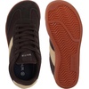image:imageWHITIN Wide Barefoot Sneakers for Women  Brogue Toe Cap Style  SuedeKnit HybridBrown Gum
