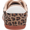 image:imageWHITIN Wide Barefoot Sneakers for Women  Brogue Toe Cap Style  SuedeKnit HybridLeopard