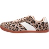 image:imageWHITIN Wide Barefoot Sneakers for Women  Brogue Toe Cap Style  SuedeKnit HybridLeopard