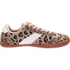 image:imageWHITIN Wide Barefoot Sneakers for Women  Brogue Toe Cap Style  SuedeKnit HybridLeopard