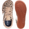 image:imageWHITIN Wide Barefoot Sneakers for Women  Brogue Toe Cap Style  SuedeKnit HybridLeopard
