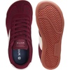 image:imageWHITIN Wide Barefoot Sneakers for Women  Brogue Toe Cap Style  SuedeKnit HybridRed Gum
