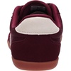 image:imageWHITIN Wide Barefoot Sneakers for Women  Brogue Toe Cap Style  SuedeKnit HybridRed Gum